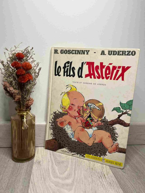 Qui a bien pu déposer un bébé sur le seuil de la hutte d'Asterix et Obélix ? Nos deux compères s'improvisent tour à tour nounous et garde du corps d'un bébé