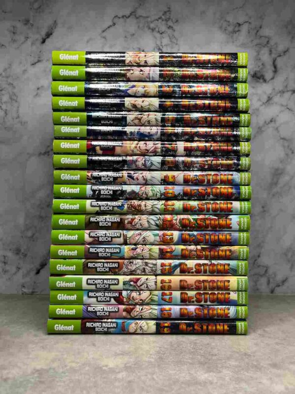 Dr Stone  : Tome du 1 au 19  ( tome 1 a 8 tomes brillant )