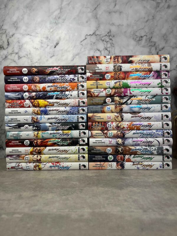 Kengan Ashura :  Collection Complète : 27 Tomes  ( 3 coffrets collectors - ex libris  )