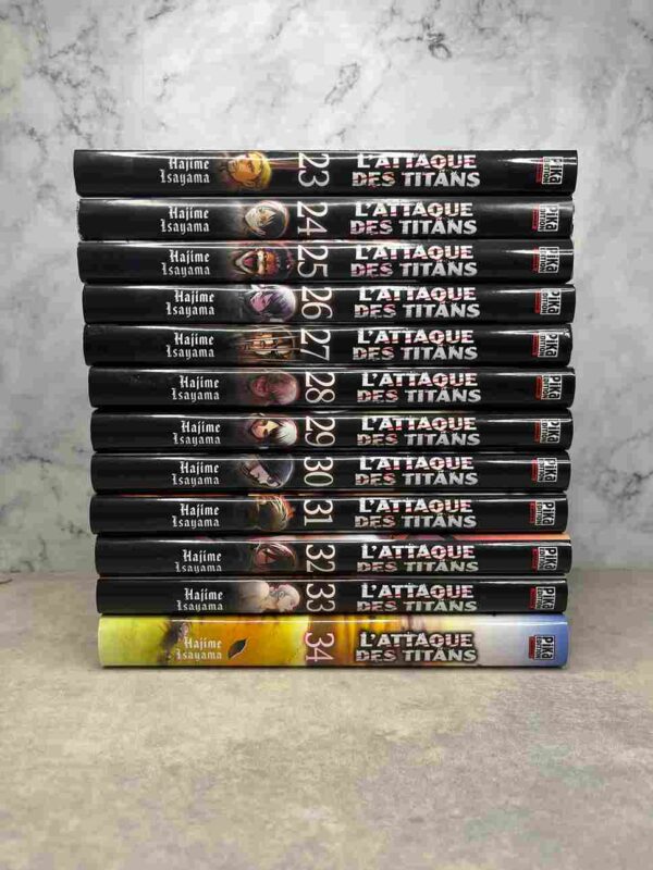 L'attaque Des Titans : Tomes du 23 au 34 / 23 - 29 - 33 collector