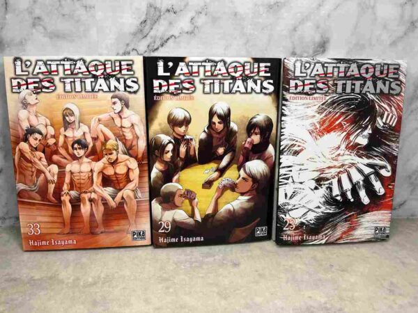 L'attaque Des Titans : Tomes du 23 au 34 / 23 - 29 - 33 collector