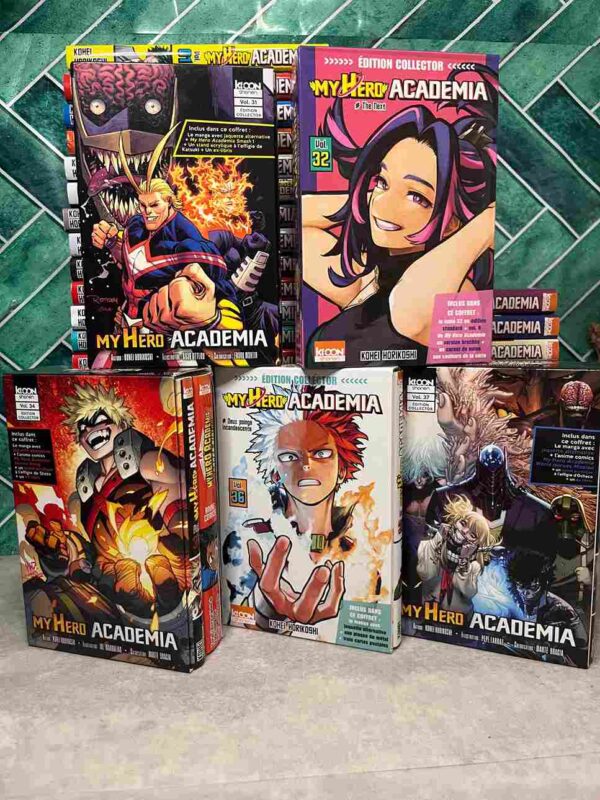 My Hero Academia : Collection Complète - 42  Tomes ( Coffrets : 31 / 32 / 34 / 36 et 37 collector )