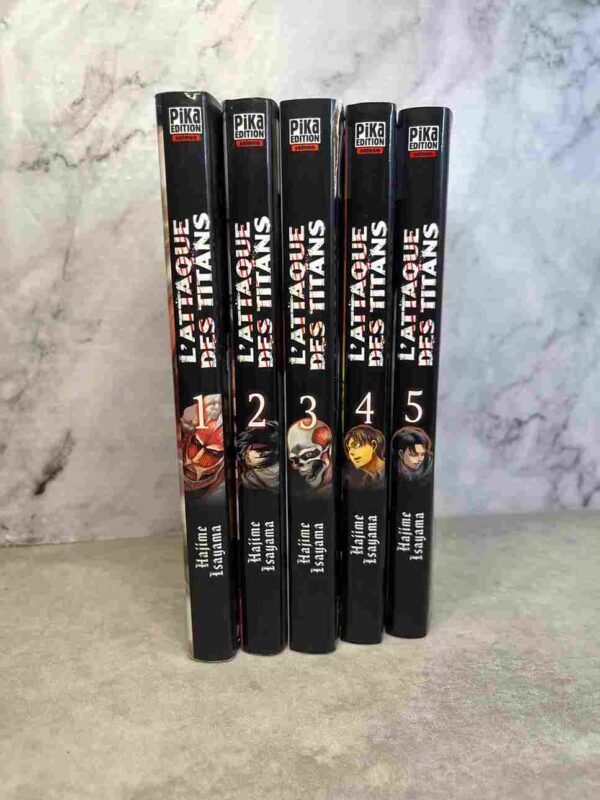L'attaque Des Titans :  Tomes 1 a 5