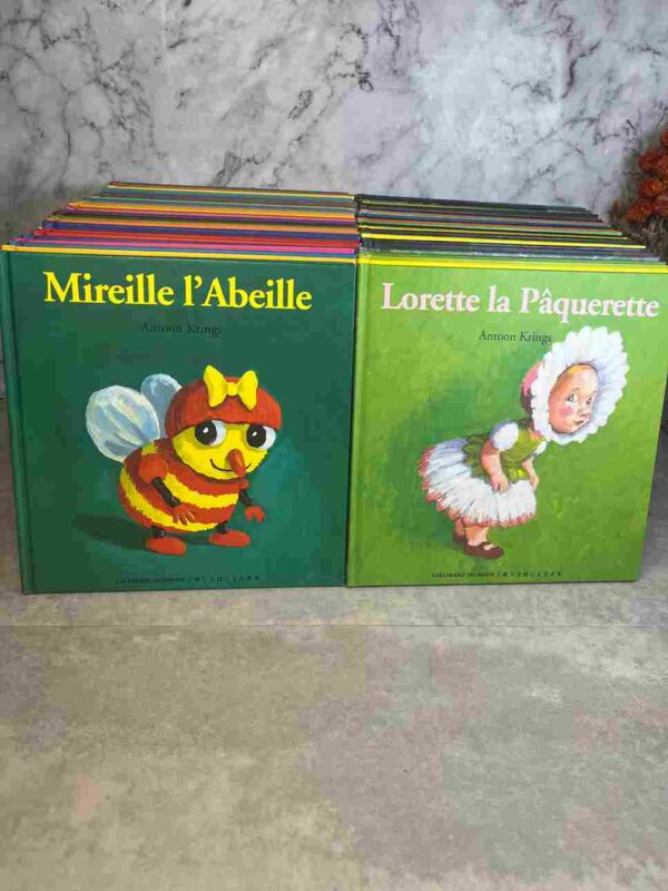 Krings Antoon : En 1994, il crée la collection devenue célèbre des Drôles de Petites Bêtes qui compte maintenant près de 60 titres , livres pour 3 ans + .
