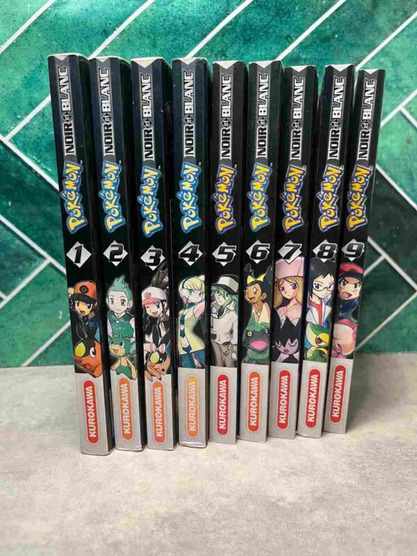 Pokemon - Noir et Blanc  :  Collection Complète  - 9 Tomes