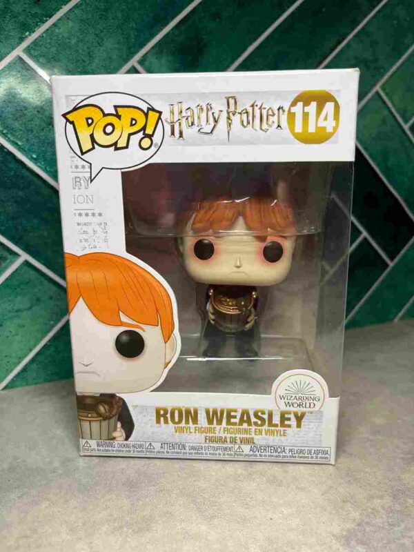 4 Funko Pop : Harry potter - 17 Dobby / 114 Ron Weasley / 115 Albus Dumbledore /  117 Draco Malfoy