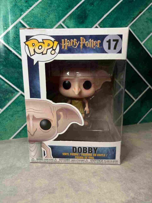 4 Funko Pop : Harry potter - 17 Dobby / 114 Ron Weasley / 115 Albus Dumbledore /  117 Draco Malfoy