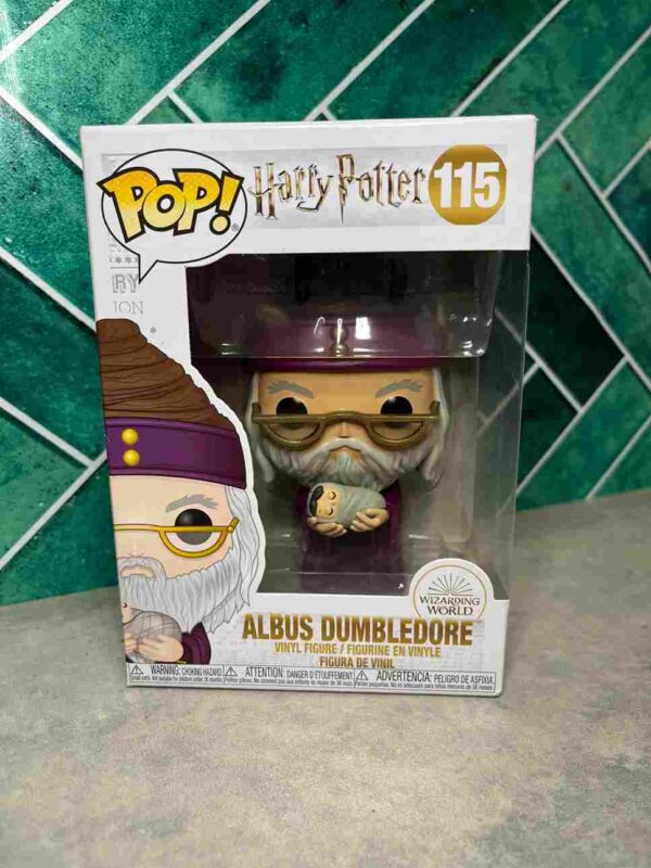 4 Funko Pop : Harry potter - 17 Dobby / 114 Ron Weasley / 115 Albus Dumbledore /  117 Draco Malfoy