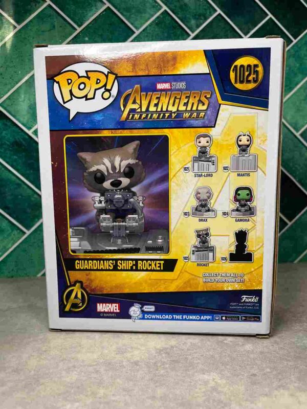 Funko Pop :    1025  Avengers Infinity War  /  Guardian's Ship : Rocket - special édition