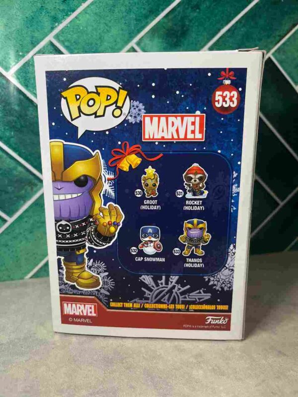 Funko Pop :  533  Marvel  /  Thanos Holiday