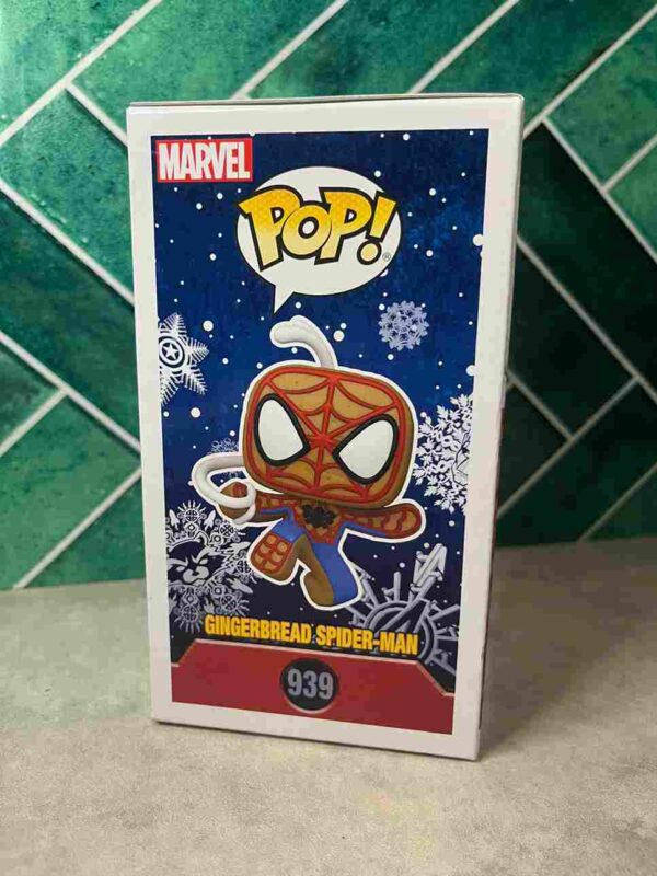 Funko Pop :    939   Marvel / Gingerbread  Spider - Man