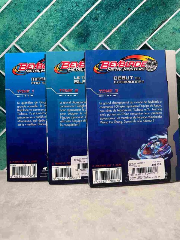 Beyblade Metal Master et Fury : Tome 1 a 3 /  Tome 1 a 8