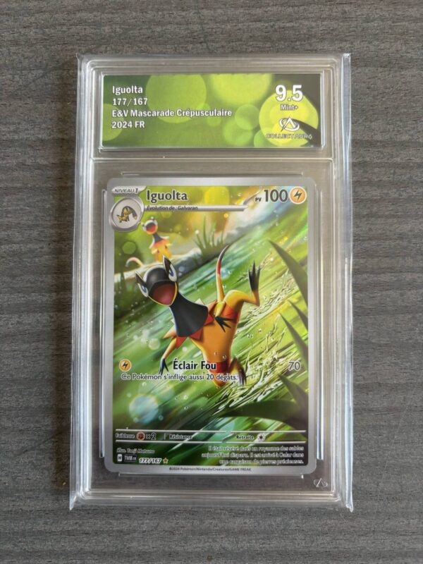Carte Pokemon : Iguolta 177 / 167 Mascarade Crepusculaire 2024 fr