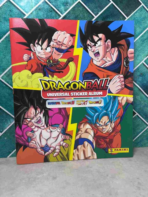 1 album  DBZ  de :  48 pages pour le collage des stickers  /   Collection de 180 stickers de la collection, dont 50 stickers spéciaux brillants