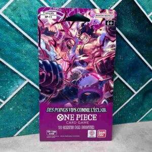 Partez à l’assaut des arcs Whole Cake Island et Île des Hommes-Poissons dans cette nouvelle extension du One Piece Card Game !