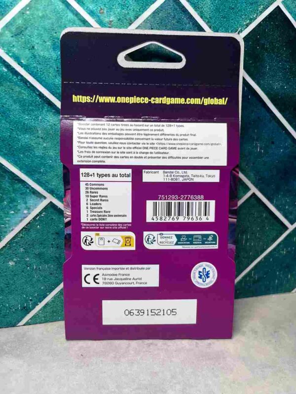 Carte : One Piece - Boosters sous blisters - OP11 Des poings vifs comme l'éclair / FR