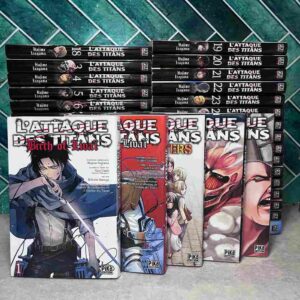 Dans un monde ravagé par des titans mangeurs d'homme , les rares survivants de l'Humanité n'ont d'autre choix pour survivre que de se barricader ....