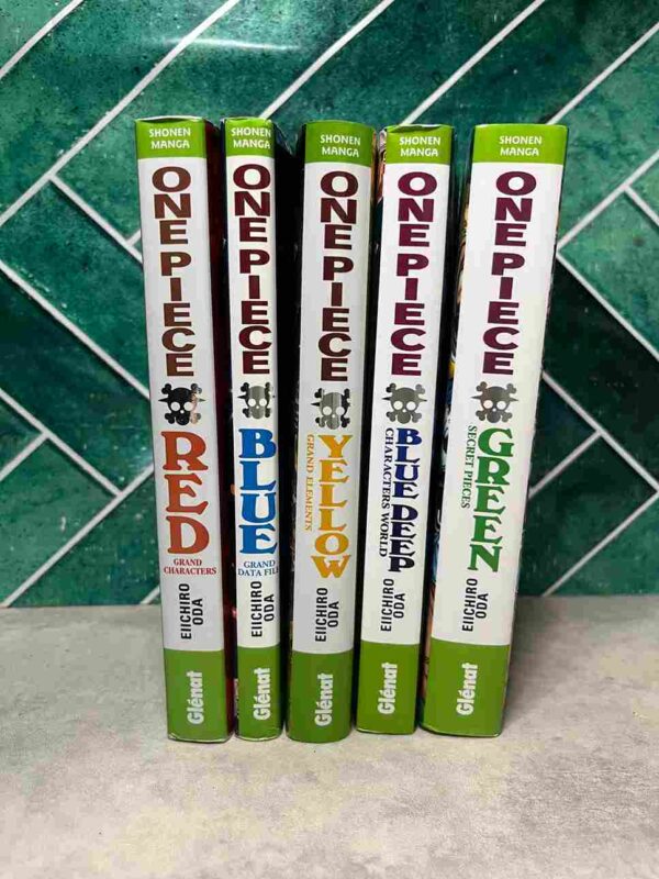 One Piece : 5 Tomes Hors serie - Blue / Yellow / Red / Green et Blue Deep
