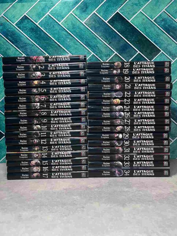 L'attaque des titans : Collection complète - 34 tomes ( 29 et 34 collector )