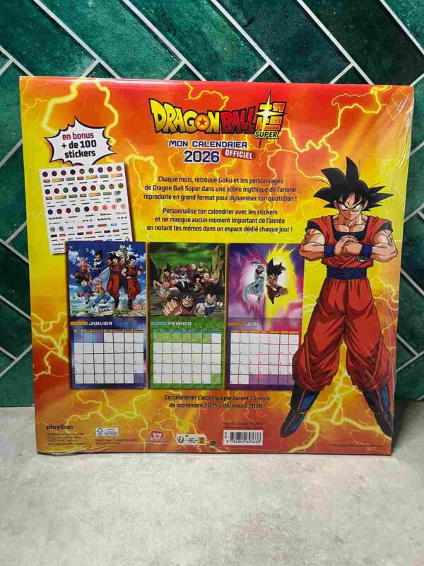 Dragon Ball super / Mon Calendrier Officiel : 2026