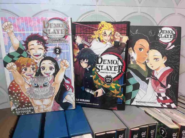 Demon Slayer  : Collection Complète - 25 Tomes ( 4 coffrets collectors + illustration - etc )
