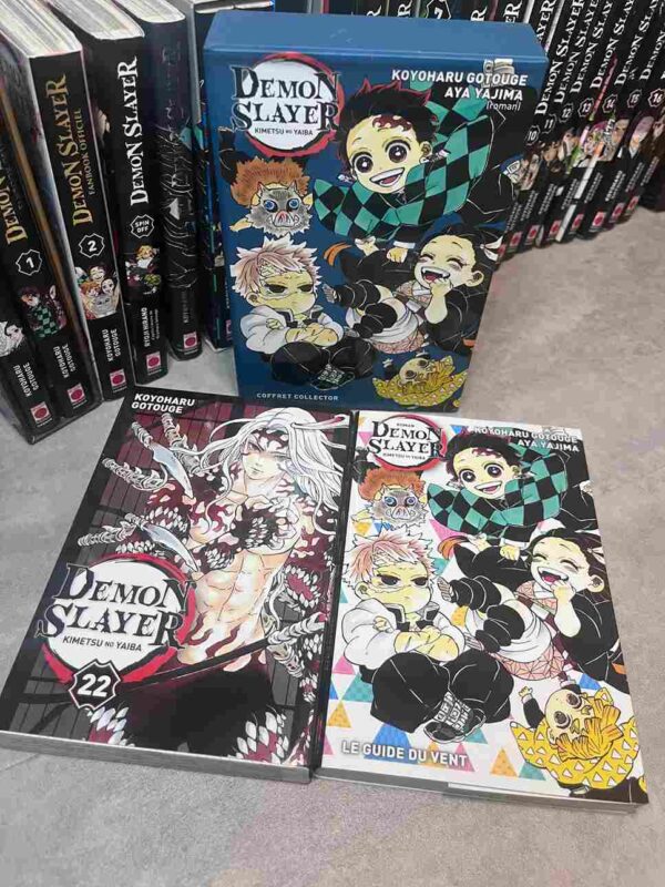 Demon Slayer  : Collection Complète - 25 Tomes ( 4 coffrets collectors + illustration - etc )
